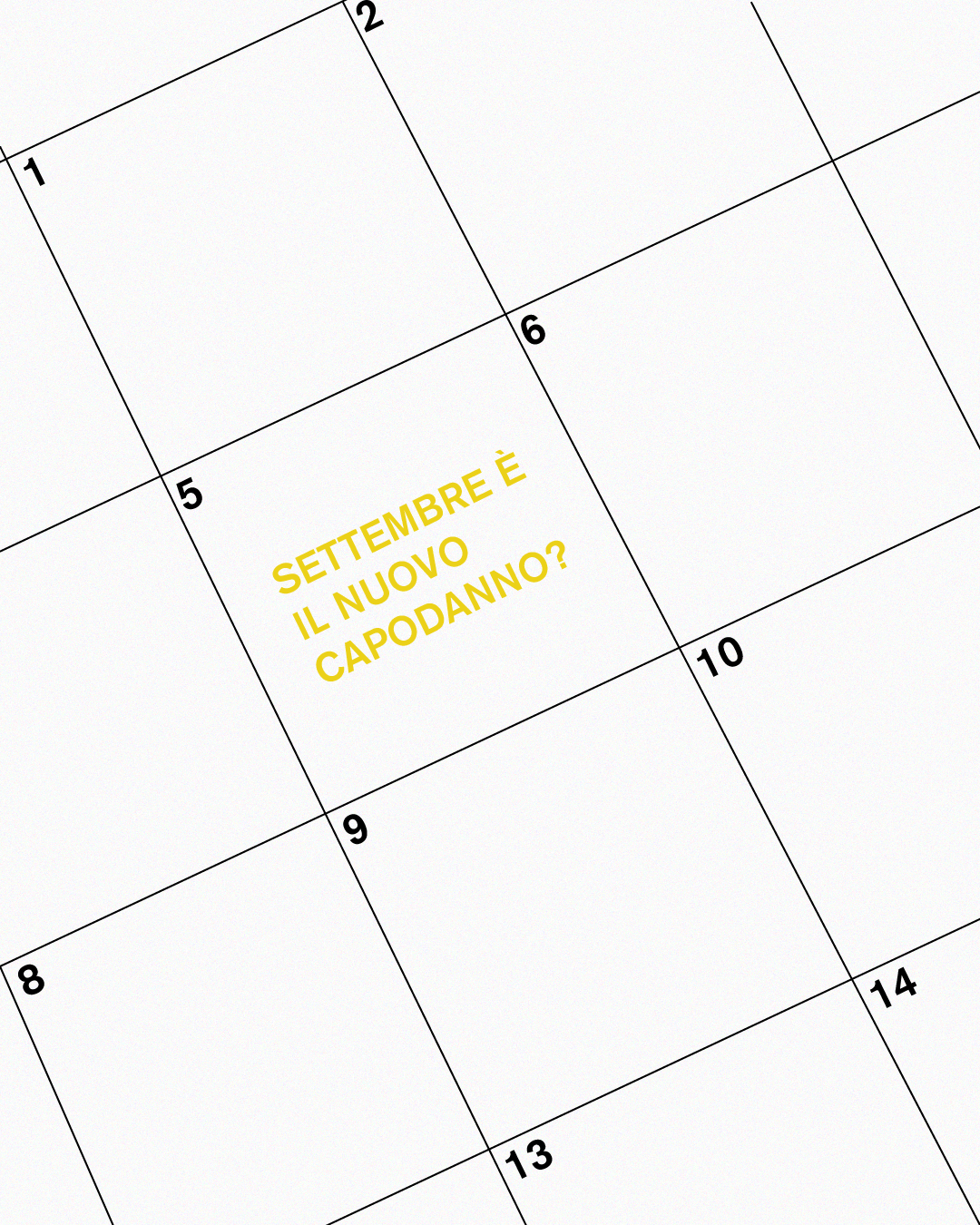 Settembre è il nuovo Capodanno? Theatro propone i suoi “non-propositi” dell’anno.